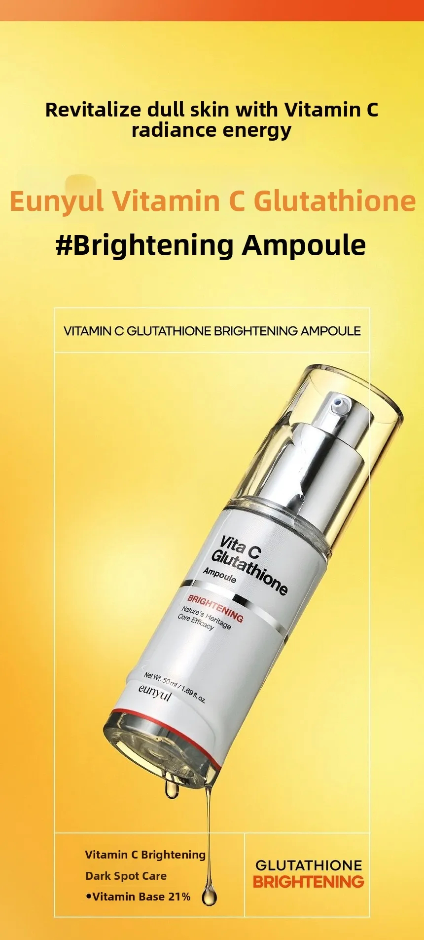 glutathione face cream side effects Vita C Glutathione Brightening Ampoule 50ml