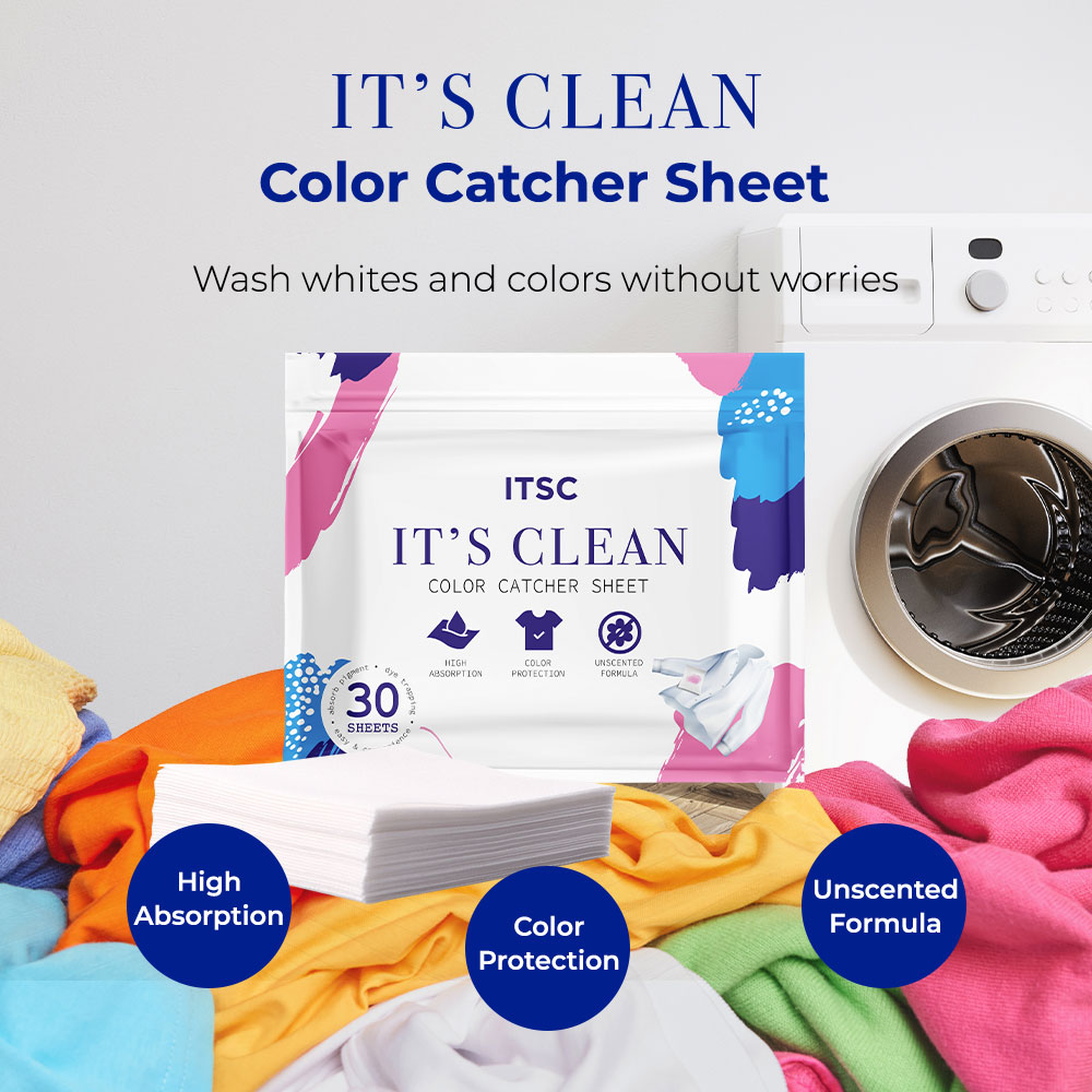 IT'S CLEAN Color Catcher Sheet 30s - BEAUTYSTALL