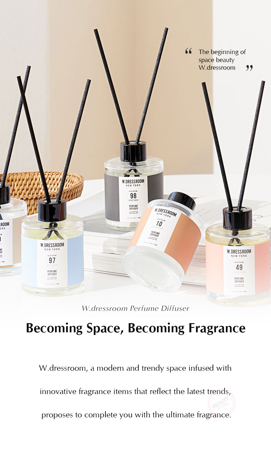 EXP 17 July 2026]Perfume Diffuser Basic 120ml Secret Musk